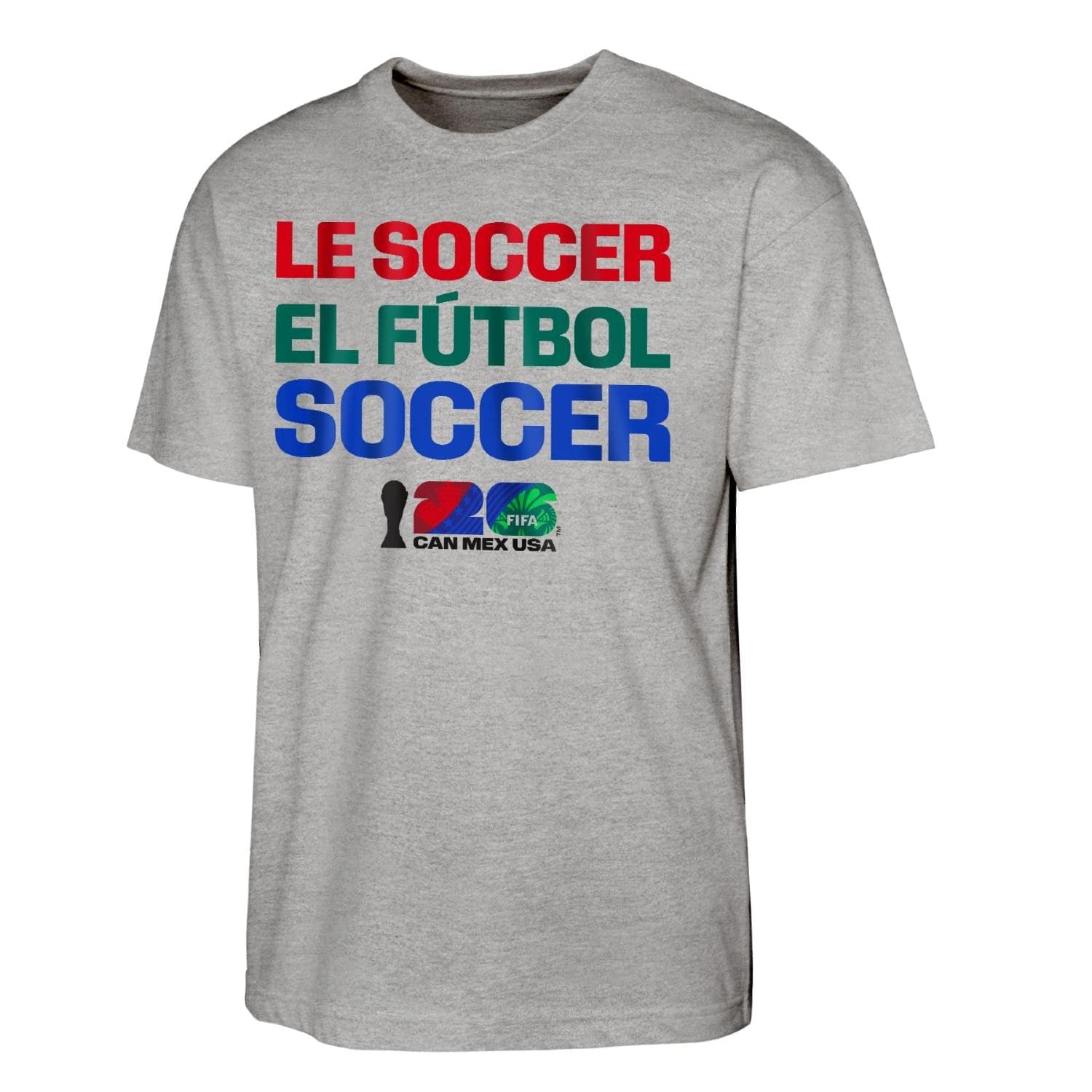World Cup 2026 Language Grey T Shirt